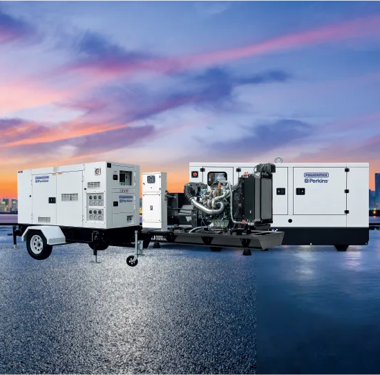 Powermec Perkins-powered generator units, mobile and standby